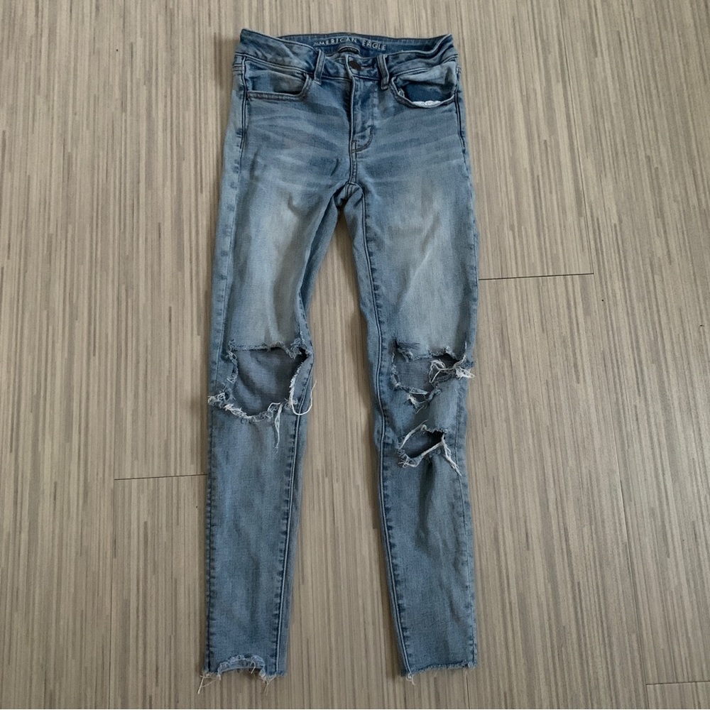 American Eagle Super Stretch Jeans Jeggings style in size 2 - Picture 1 of 6